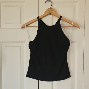 American Eagle Outfitters Black High-Neck Camisole